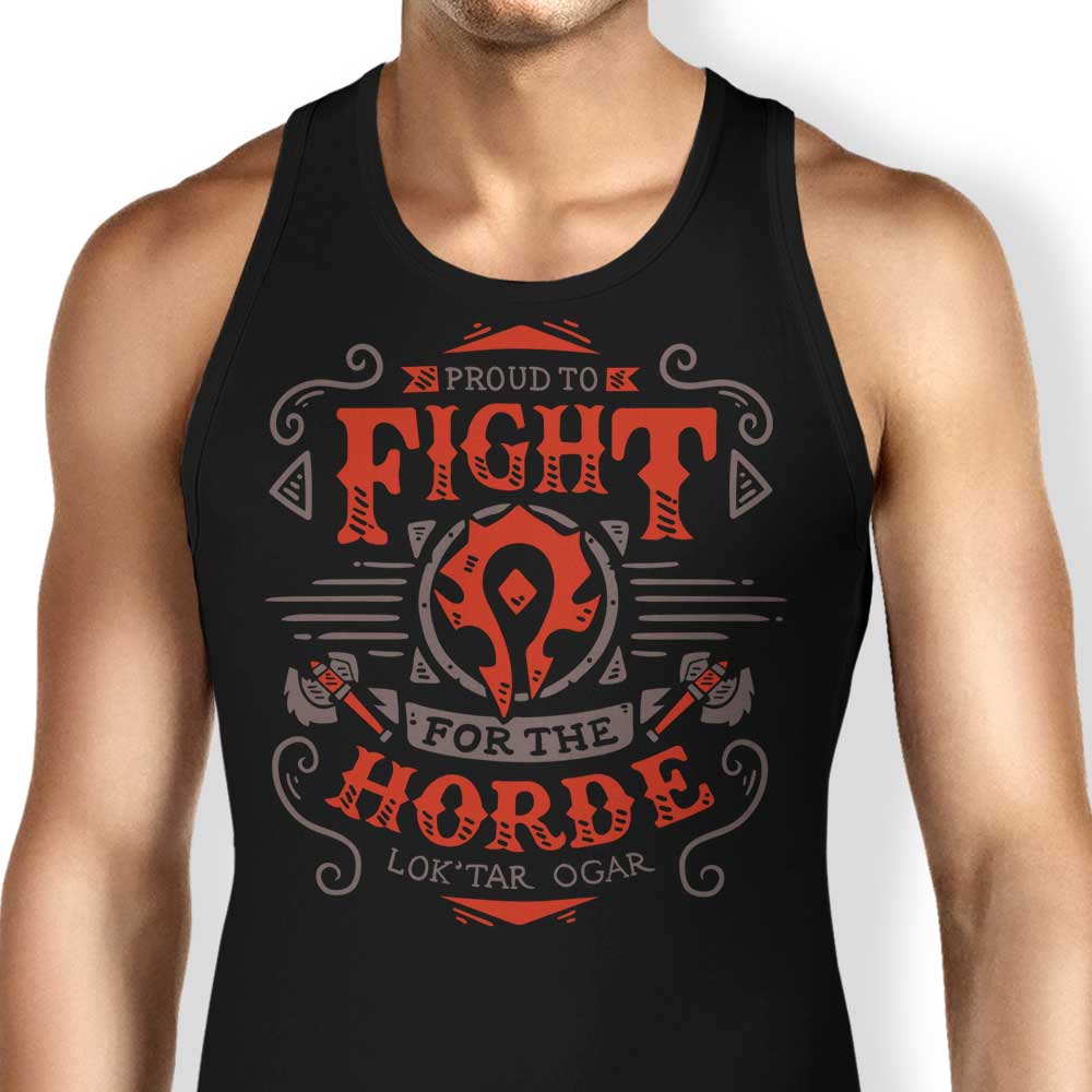 Horde-Themed Combat-Inspired Men's and Women's Tank Tops for Battle Enthusiasts