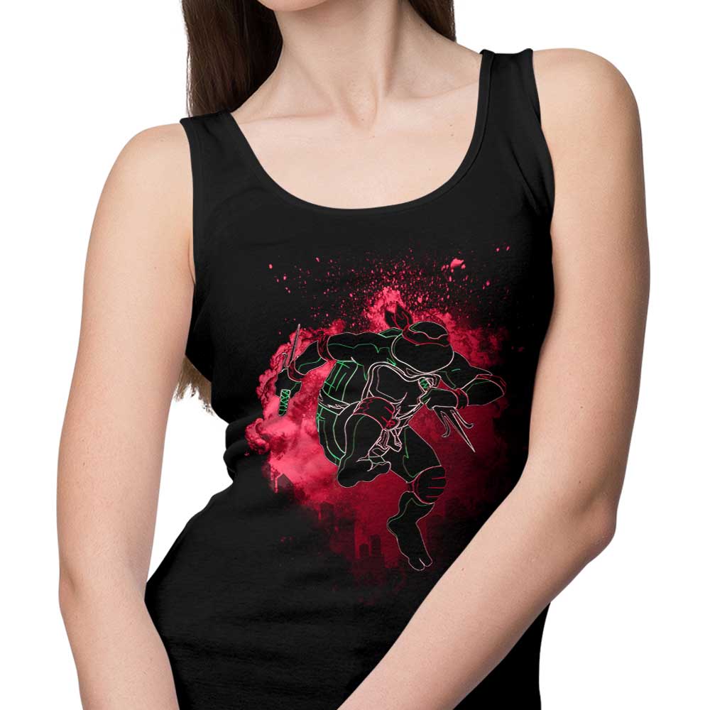 Donnie Illustrations' Red Soul-themed Men's and Women's Unisex Tank Tops