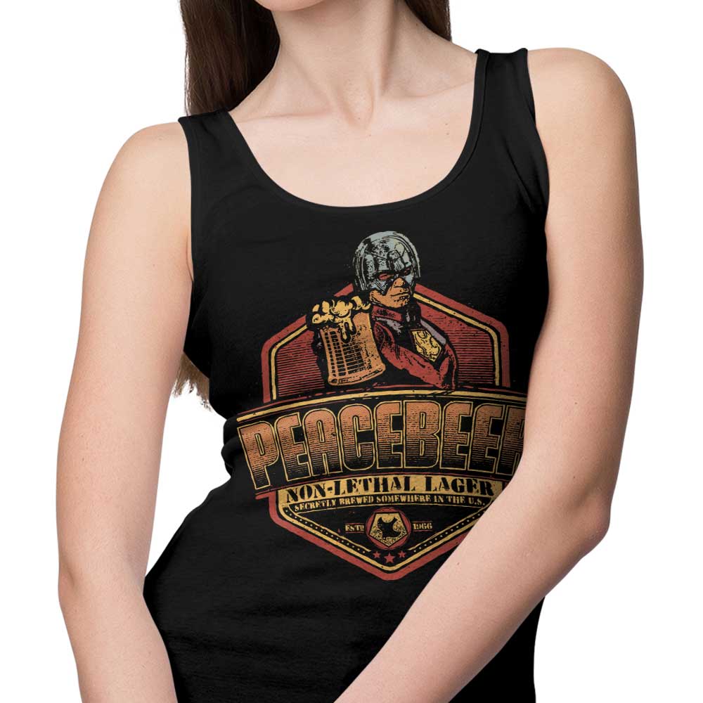Comfortable Peace Beer Branded Unisex and Women's Tank Tops