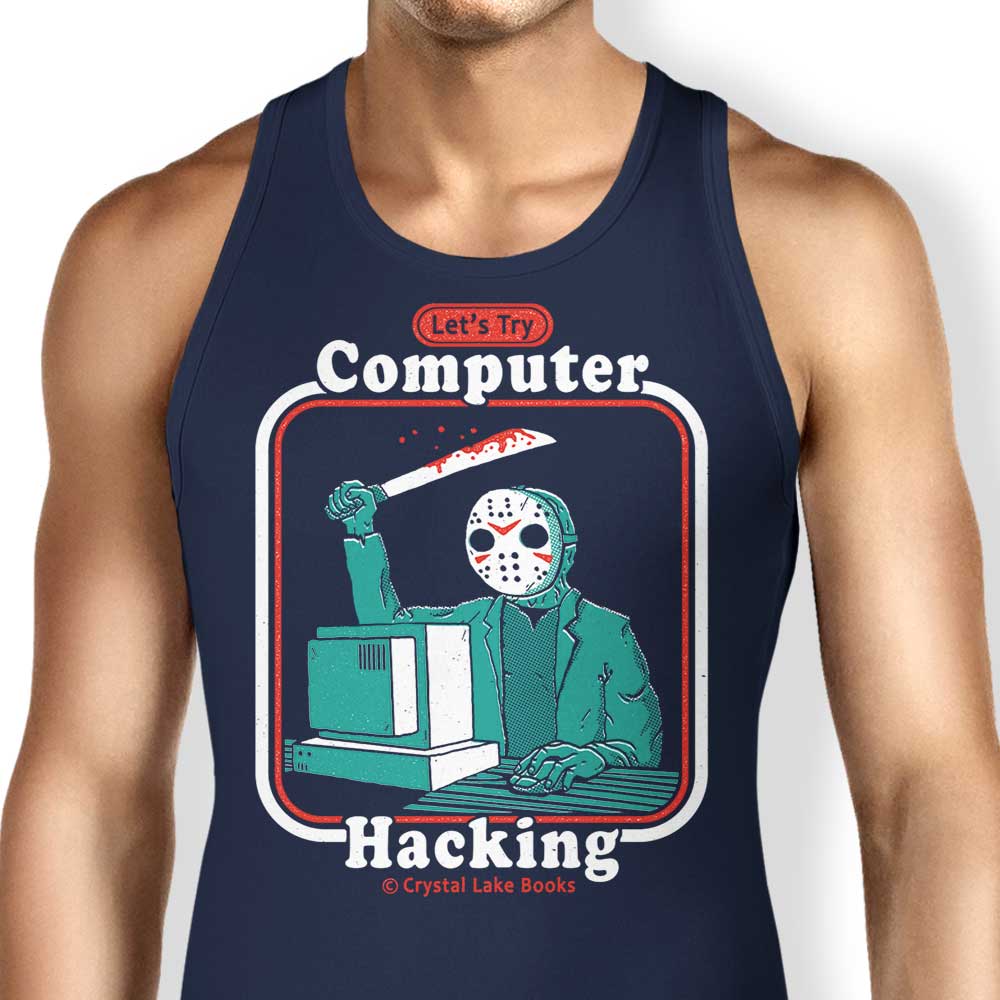 Beginner's Hacking-themed Comfortable Tank Tops for Men and Women