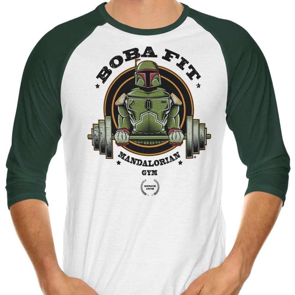 Boba Fit Three - Quarter Sleeve Raglan Style T - Shirt for a Fashionable Look
