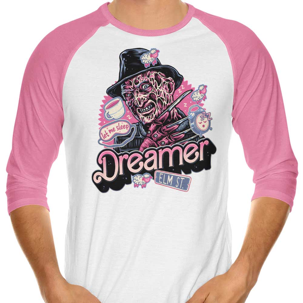 Momma Gorilla's Dreamer Love 3/4 Sleeve Raglan Style T-Shirt for Casual Wear