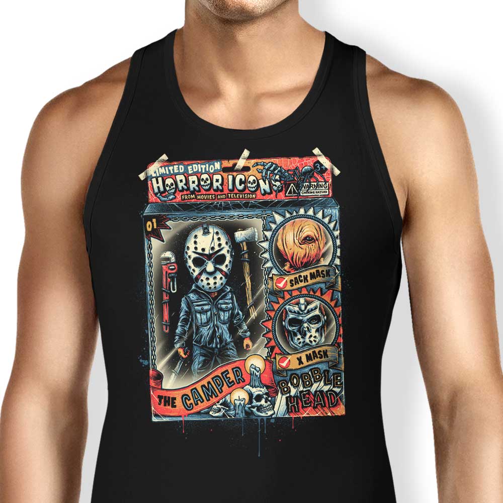 Glitchygorilla's Comfortable Camper Bobble Men's/Unisex and Women's Tank Tops