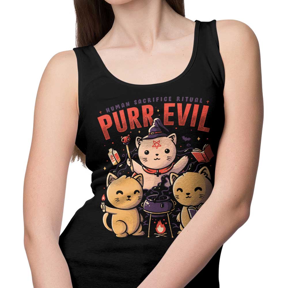 Purr Evil Comfortable and Lightweight Unisex & Women's Tank Tops
