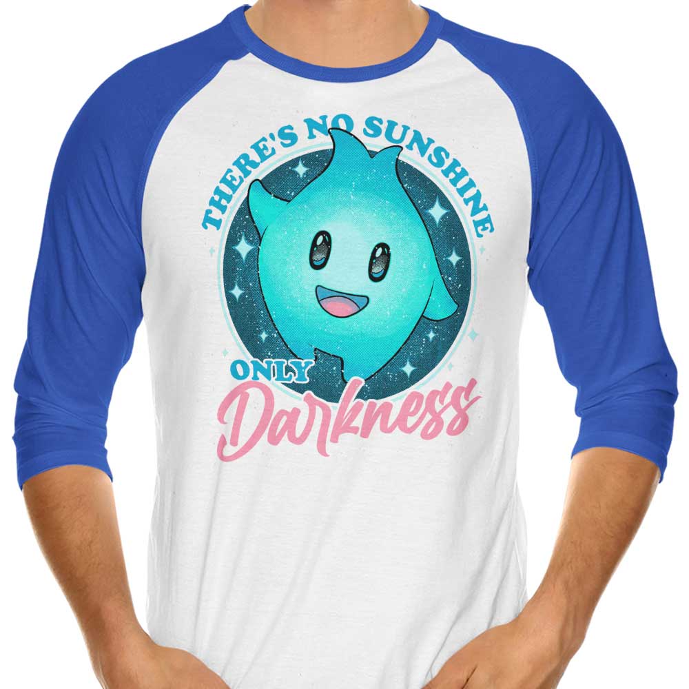 Studio Mootant's Only Darkness 3/4 Sleeve Raglan Style T-Shirt