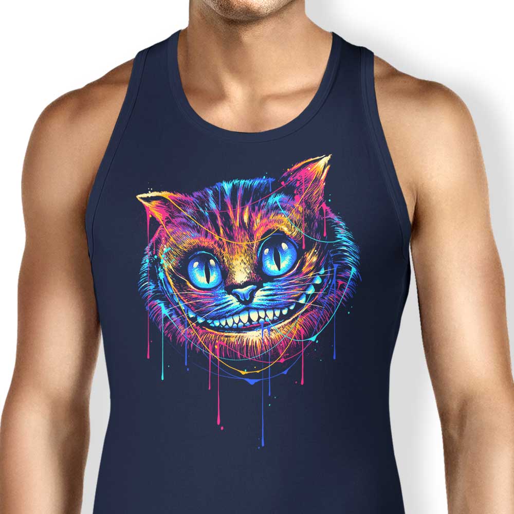 Colorful Cat Print Men's and Women's Unisex Stylish Tank Tops