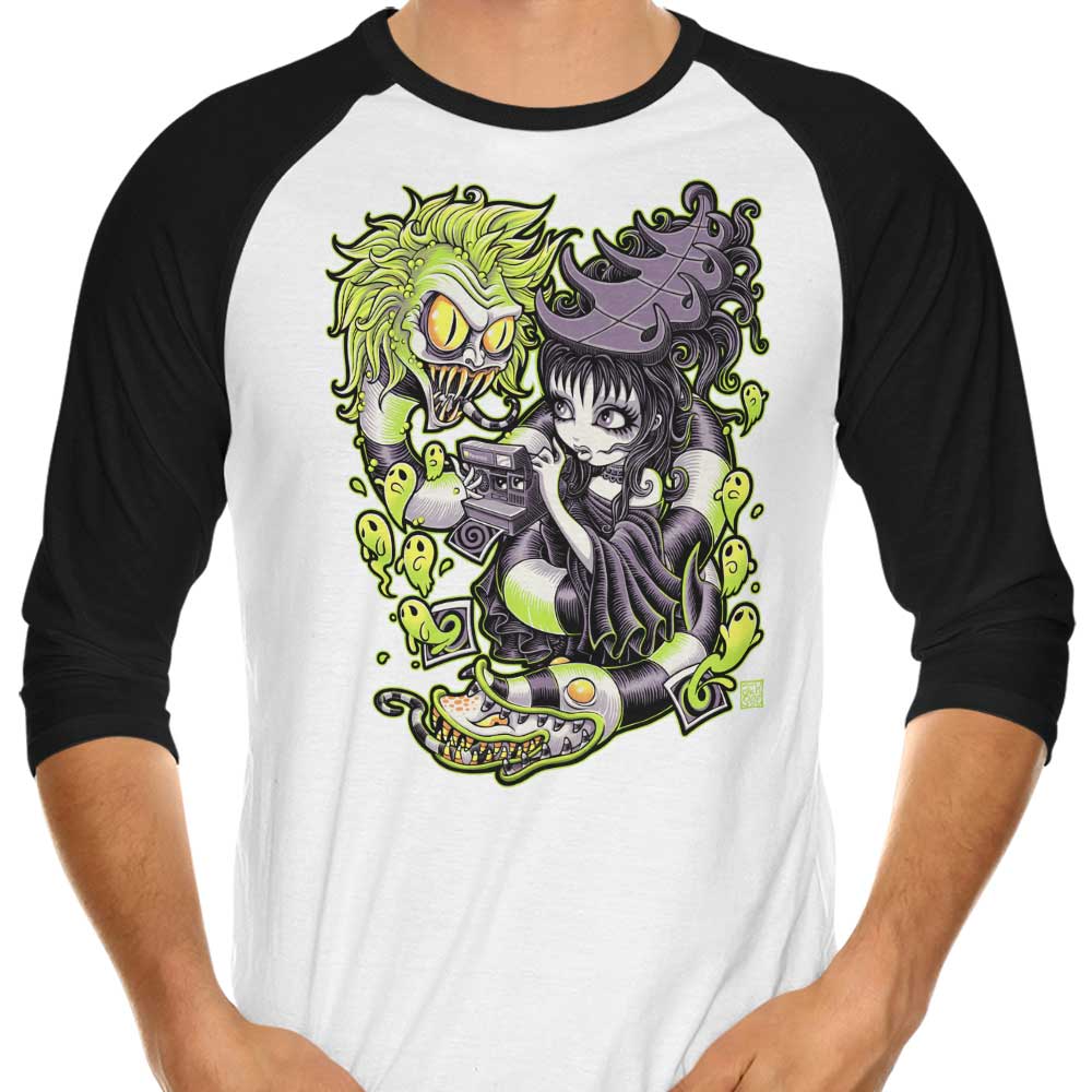 Unique and Bizarre 3/4 Sleeve Raglan T-Shirt by Jehsee