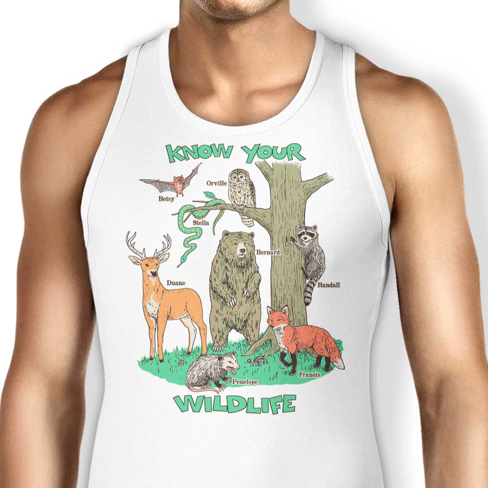 Wildlife Awareness Tank Top for Men and Women - Know Your Wildlife Collection