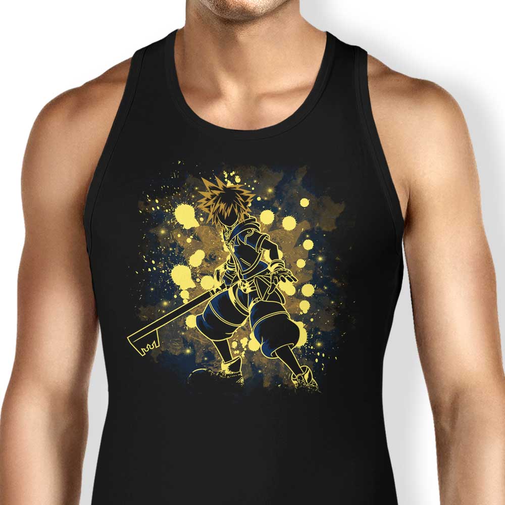 Soulkr's Inked Keyblade Comfortable Men's/Unisex and Women's Tank Tops