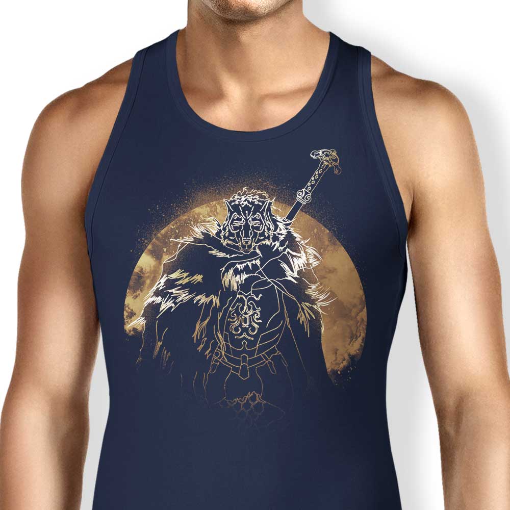 Comfortable Half Wolf Orb Men's and Women's Tank Tops