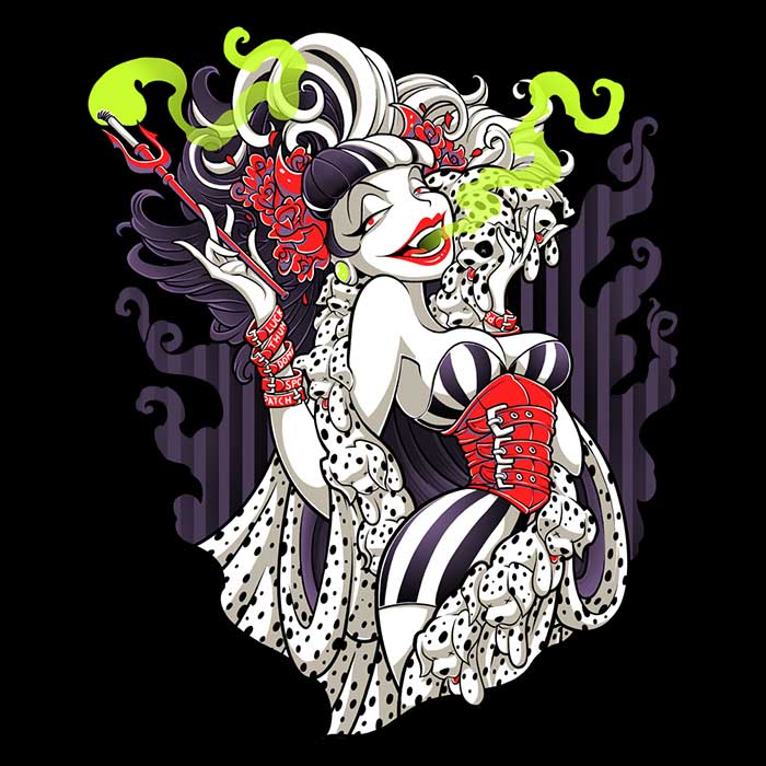 Jehsee's Stylish Cruella de Mon Men's Ringer T - Shirt for Fashion - Forward Guys