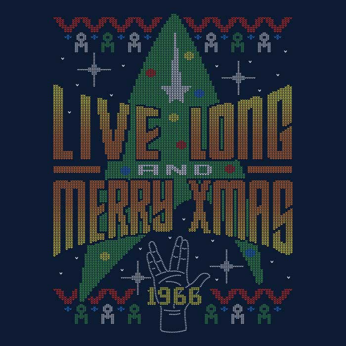 Live Long Fashionable Ugly Sweater Style Tank Top for Men and Women