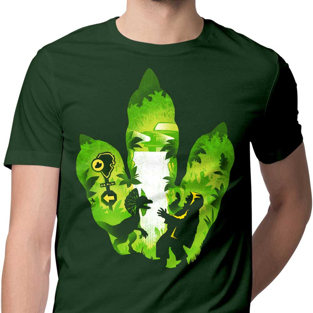 Men's Alemaglia Dilophosaurus Footprint Apparel