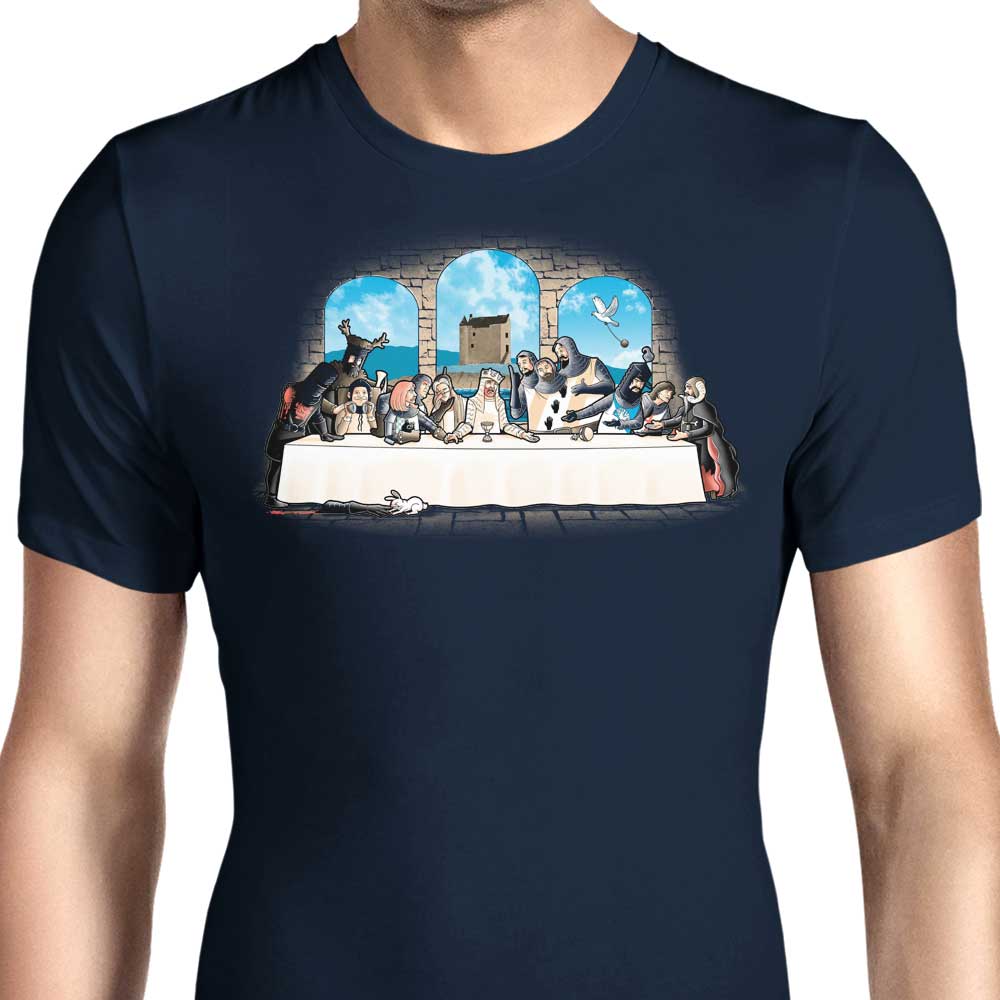 Trheewood Men's Holy Grail Dinner Apparel - T-Shirts in Various Sizes