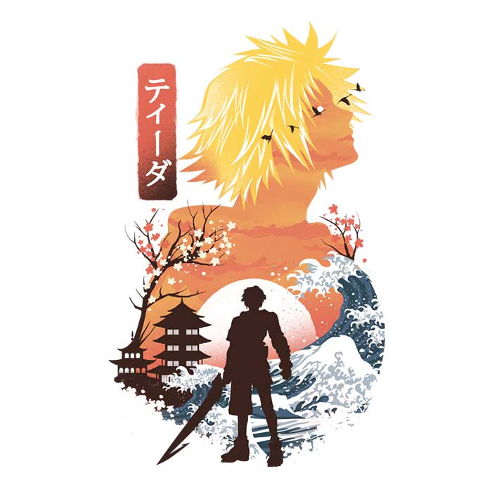 Dandingeroz Tidus Ukiyo-e Stylish Men's Cotton Apparel