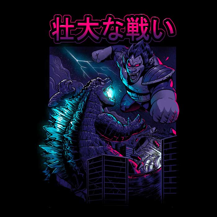 Epic Kaiju Battle - Stylish Men's Clothing Apparel