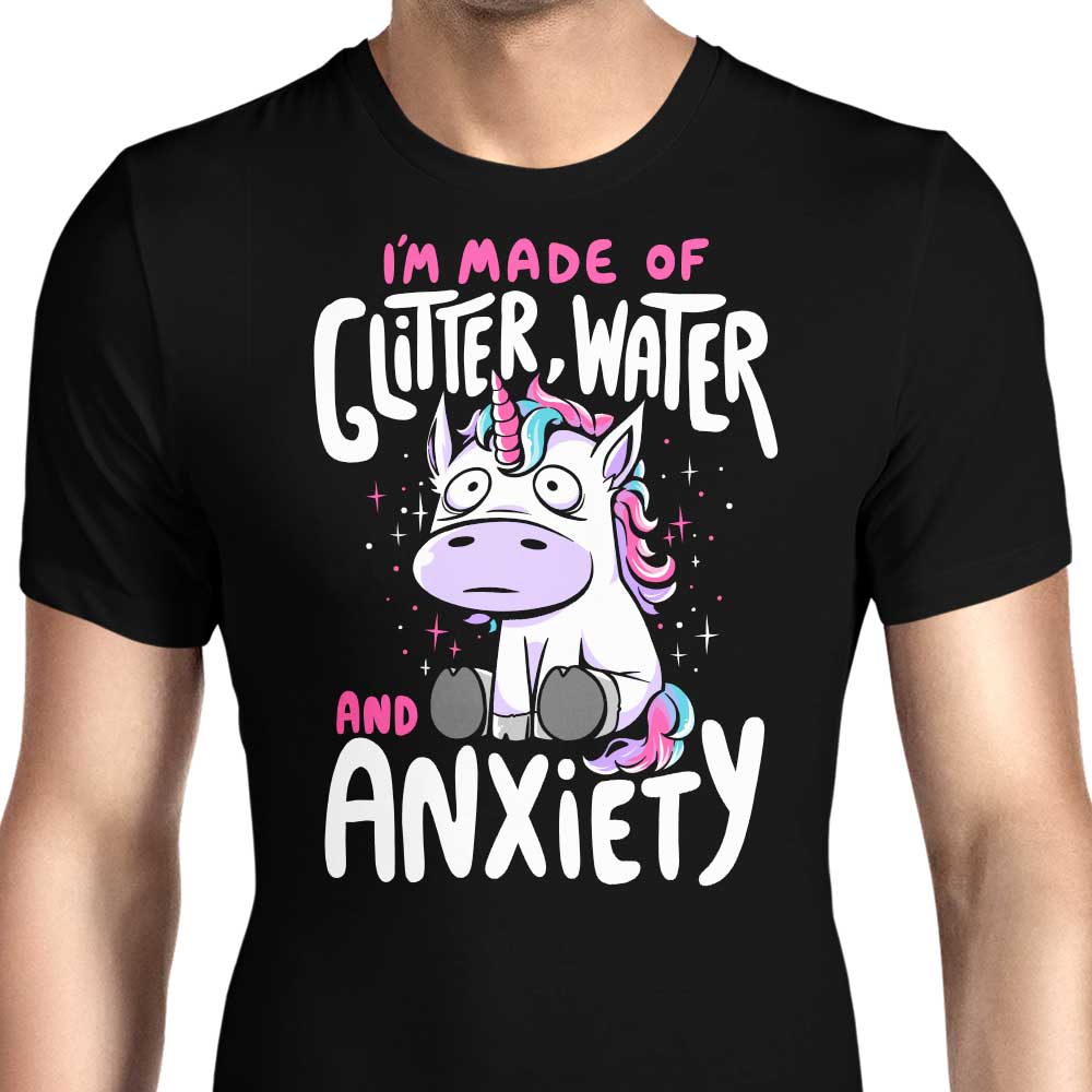 Stylish Men's Apparel - Glitter, Water, and Anxiety Collection
