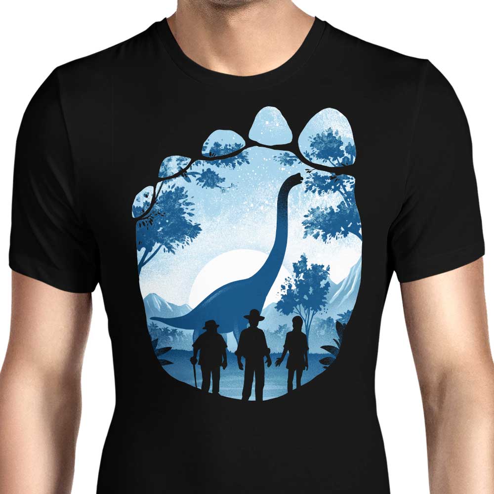 Men's Alemaglia Apparel with Brachiosaurus Footprint Design