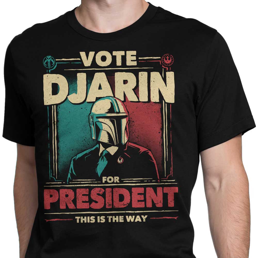 Teesgeex Men's 'Djarin for President' Apparel - Various Sizes