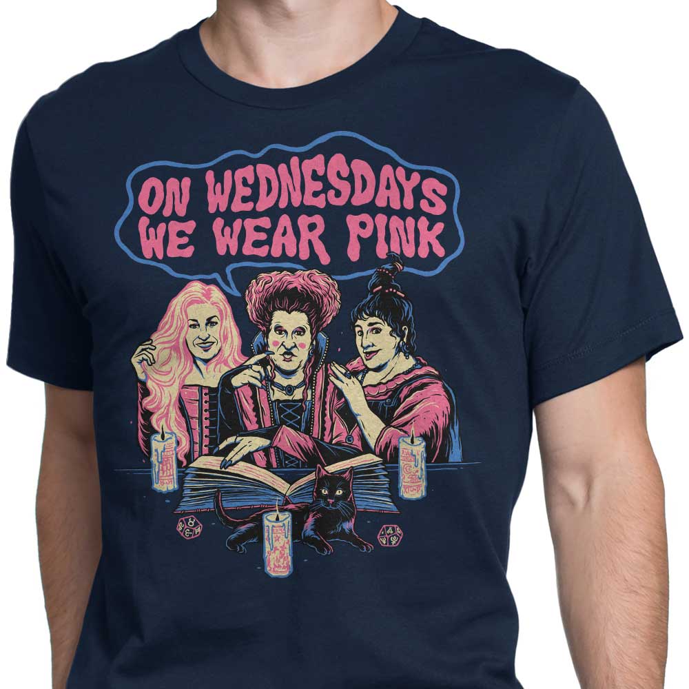 Stylish Men's 'Witches Wear Pink' Apparel by Momma Gorilla