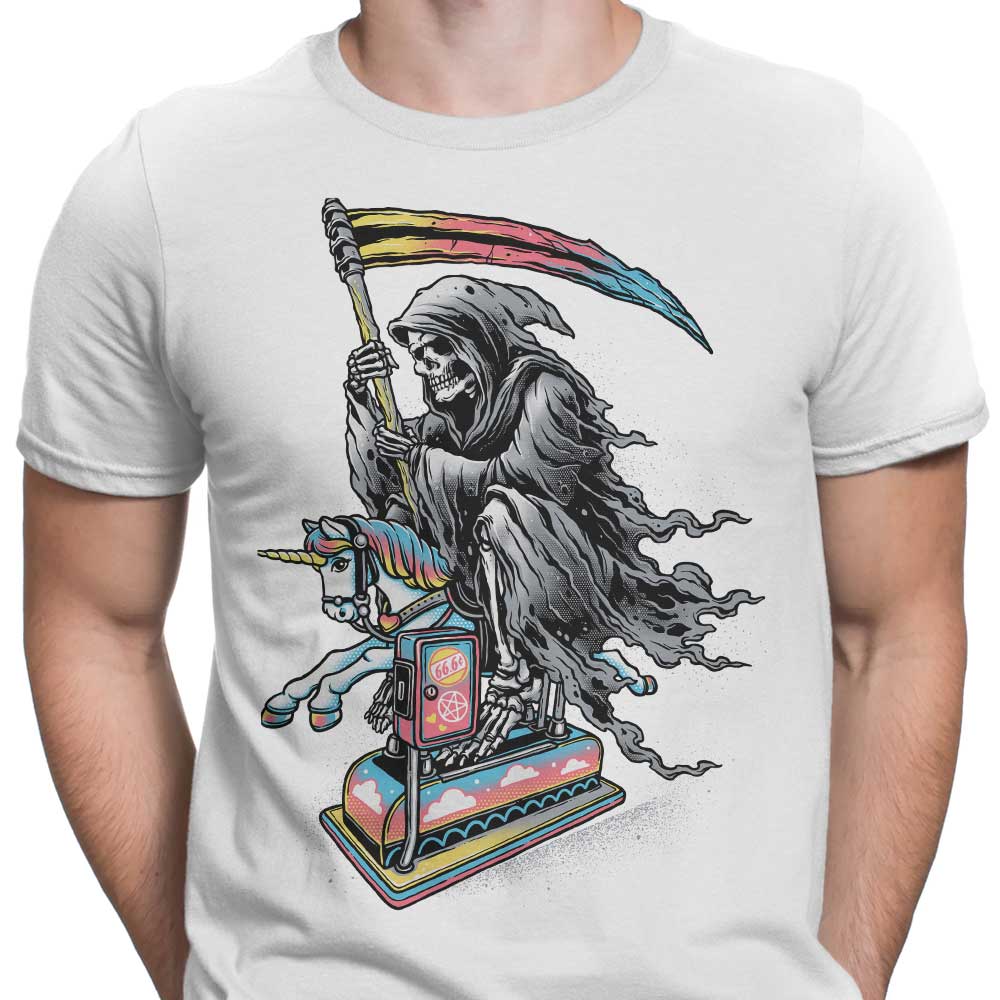 Men's Stylish 'Death Enjoying Life' Apparel from Glitchygorilla