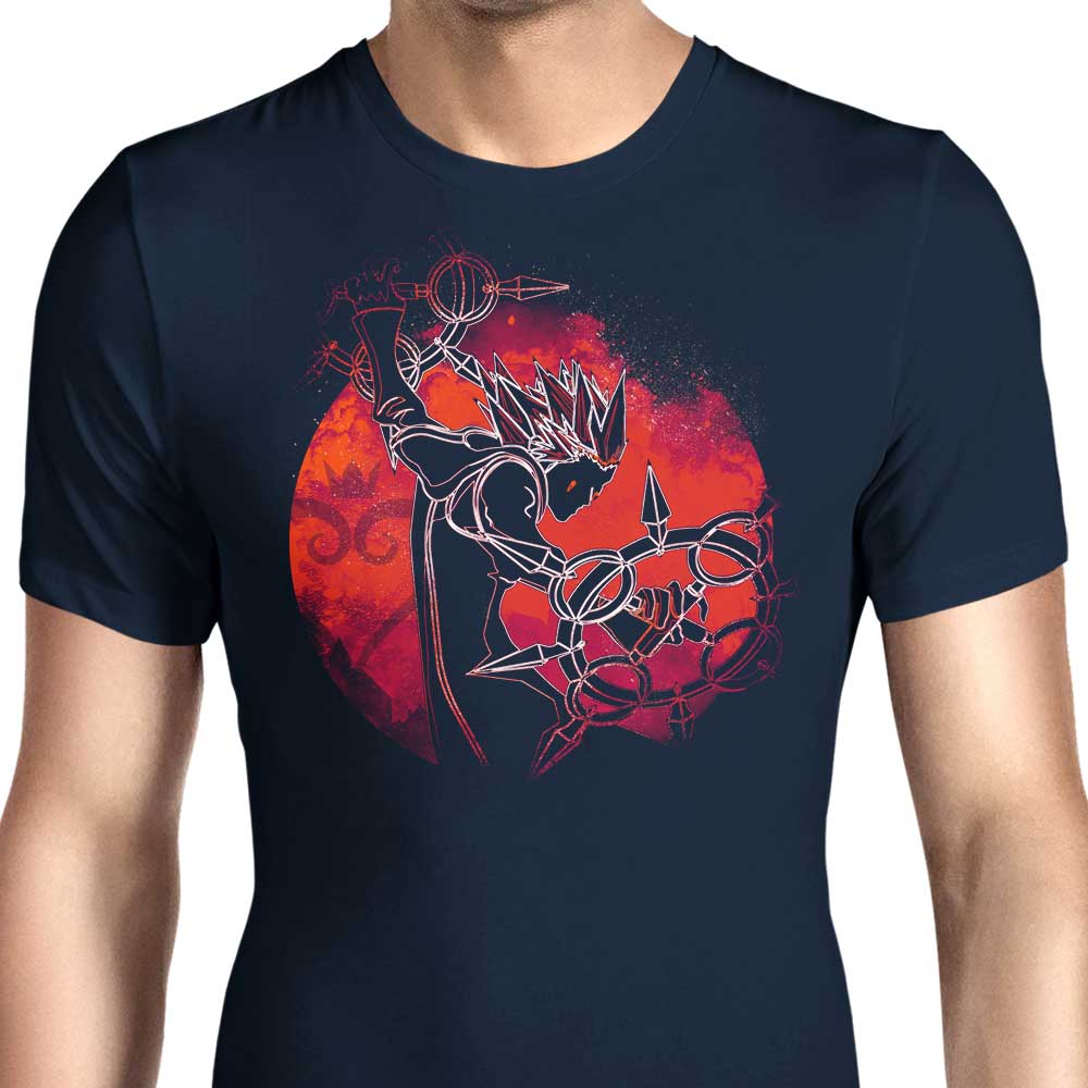 Stylish Men's Apparel - Orb with Dancing Flames Design