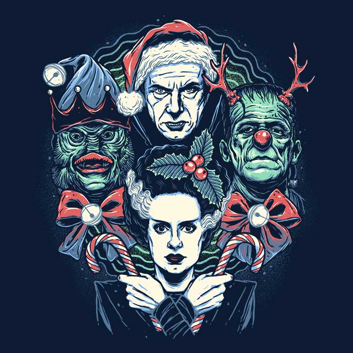 Men's Christmas Monsters Clothing - Apparel for the Festive Season