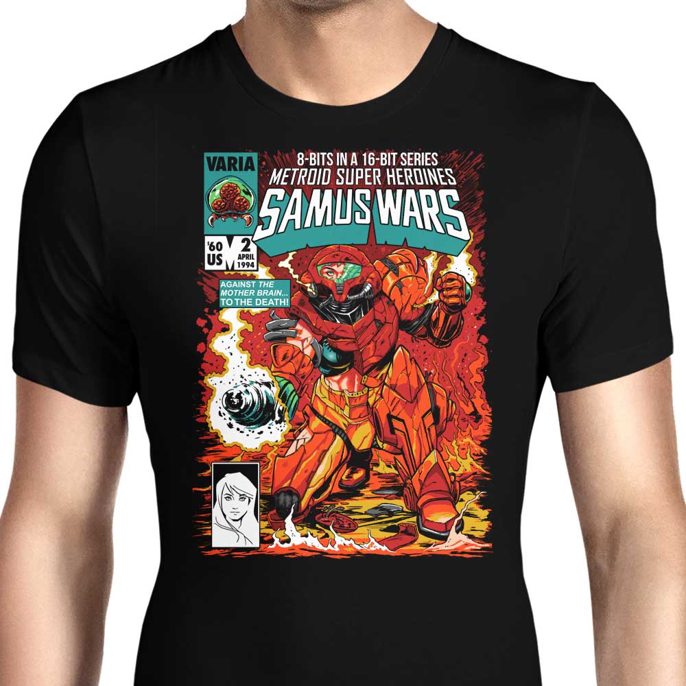 Samus Wars - Stylish Men's Cotton Apparel Collection
