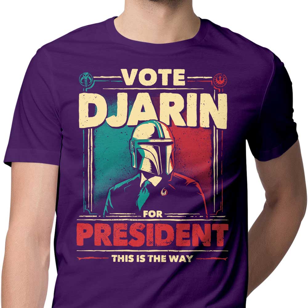 Teesgeex Men's 'Djarin for President' Apparel - Various Sizes