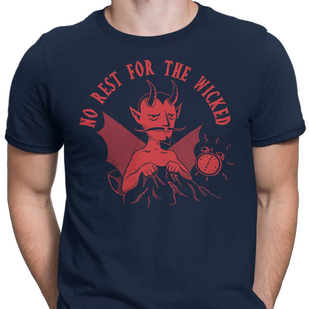 No Rest for the Wicked - A Collection of Men's Apparel including T-Shirts and Premium T-Shirts
