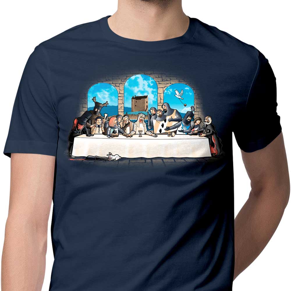 Trheewood Men's Holy Grail Dinner Apparel - T-Shirts in Various Sizes