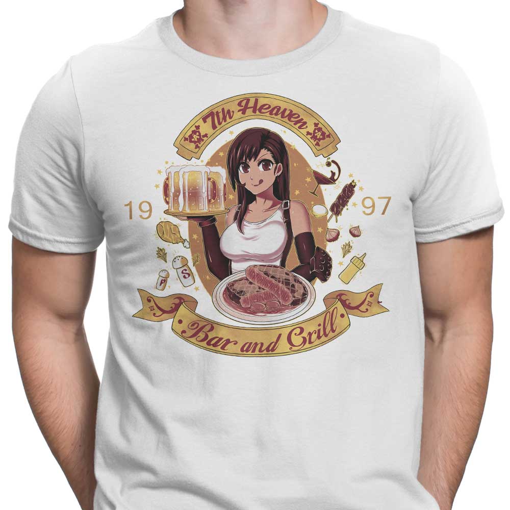 7th Heaven Bar and Grill Men's Comfortable Cotton Apparel