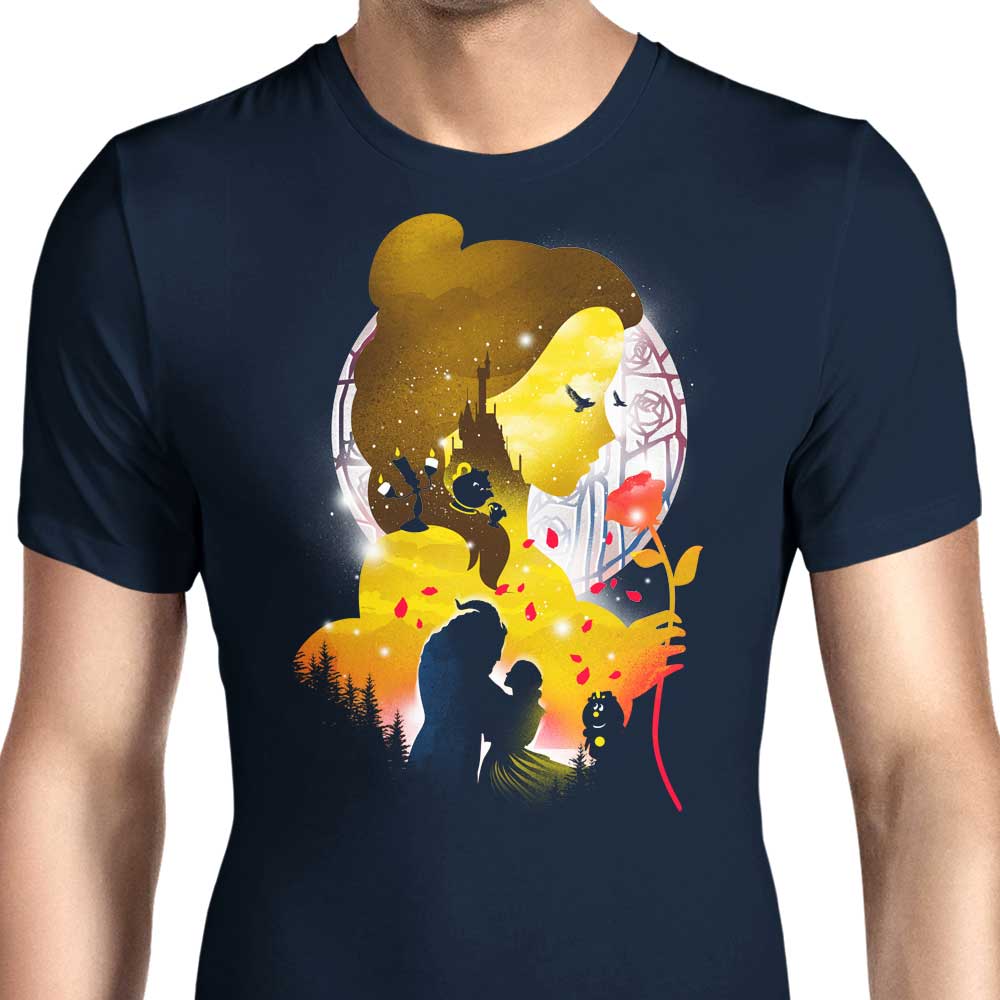 Stylish Men's Village Princess Silhouette Apparel