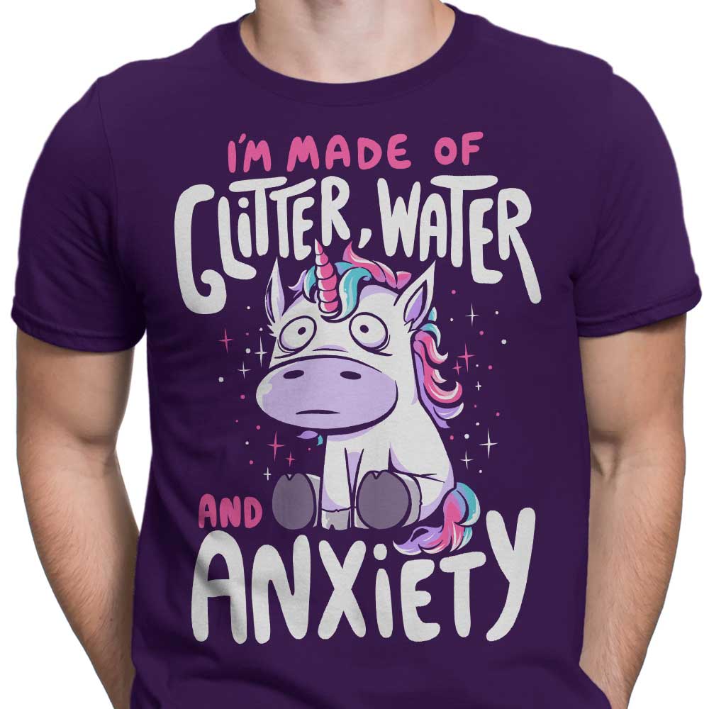 Stylish Men's Apparel - Glitter, Water, and Anxiety Collection
