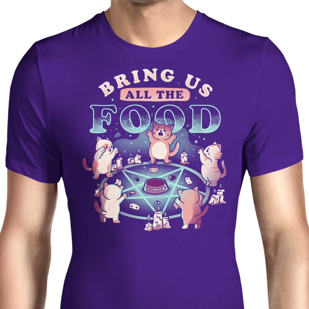 Men's 'Bring All the Food' Apparel Collection - T-Shirts and Premium T-Shirts