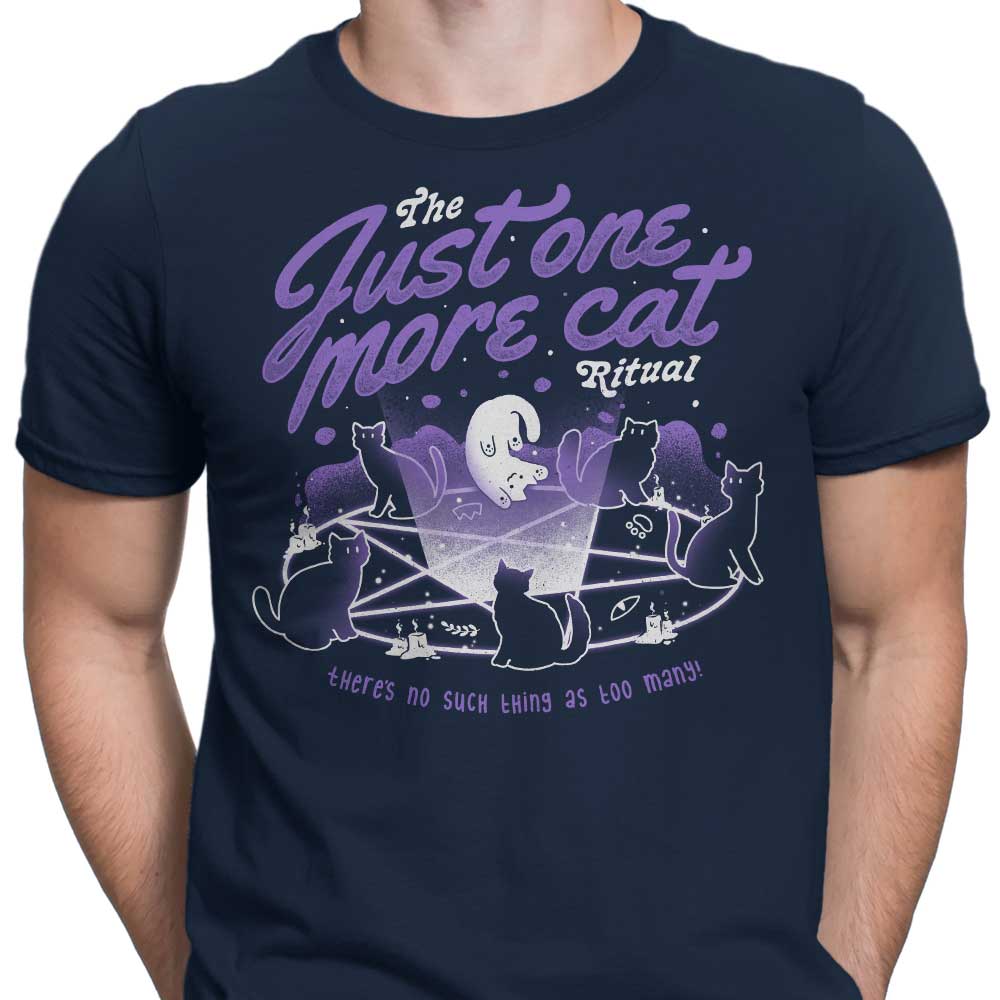 Just One More Cat - Stylish Men's Clothing Apparel