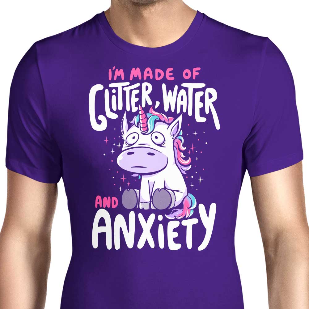 Stylish Men's Apparel - Glitter, Water, and Anxiety Collection