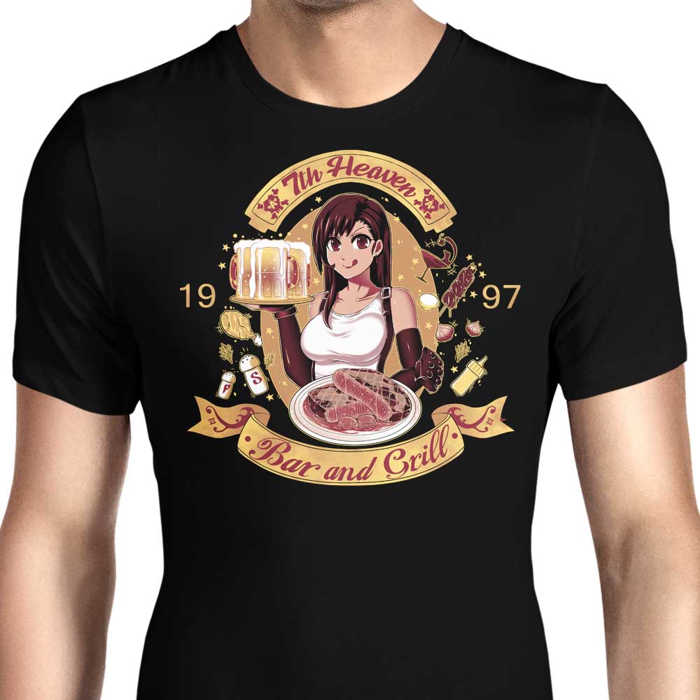 7th Heaven Bar and Grill Men's Comfortable Cotton Apparel