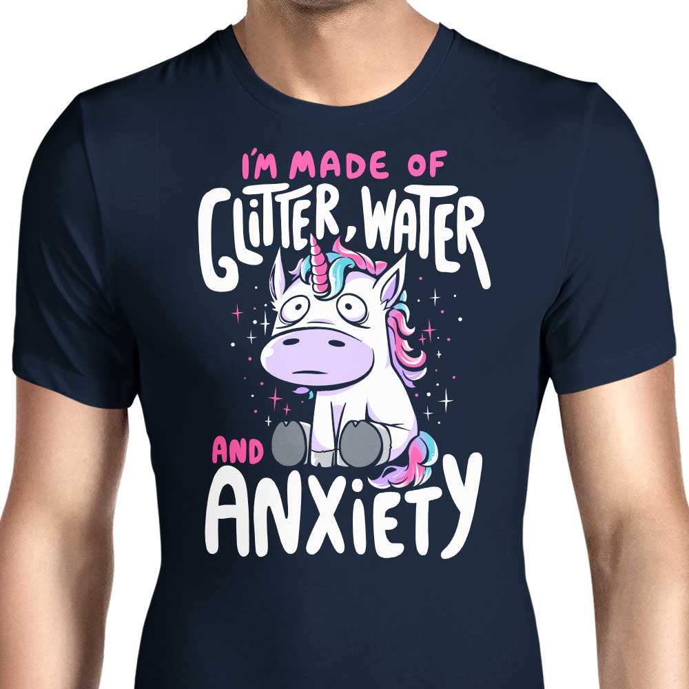 Stylish Men's Apparel - Glitter, Water, and Anxiety Collection