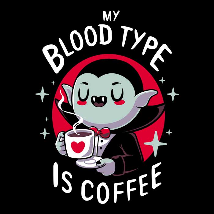 Men's Coffee Vampire Apparel - Stylish T-Shirts for Men