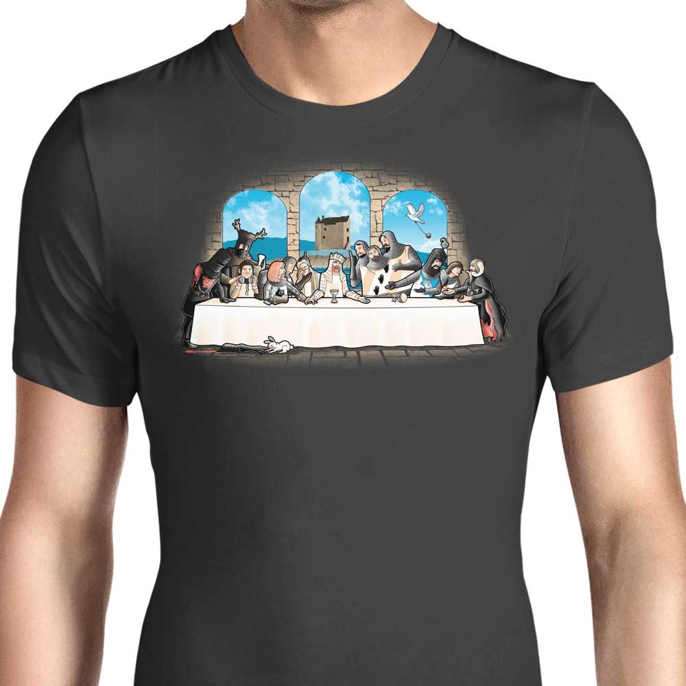 Trheewood Men's Holy Grail Dinner Apparel - T-Shirts in Various Sizes
