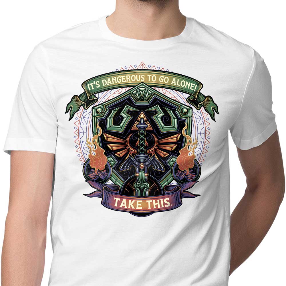 Stylish Men's Shield and Sword Apparel Collection