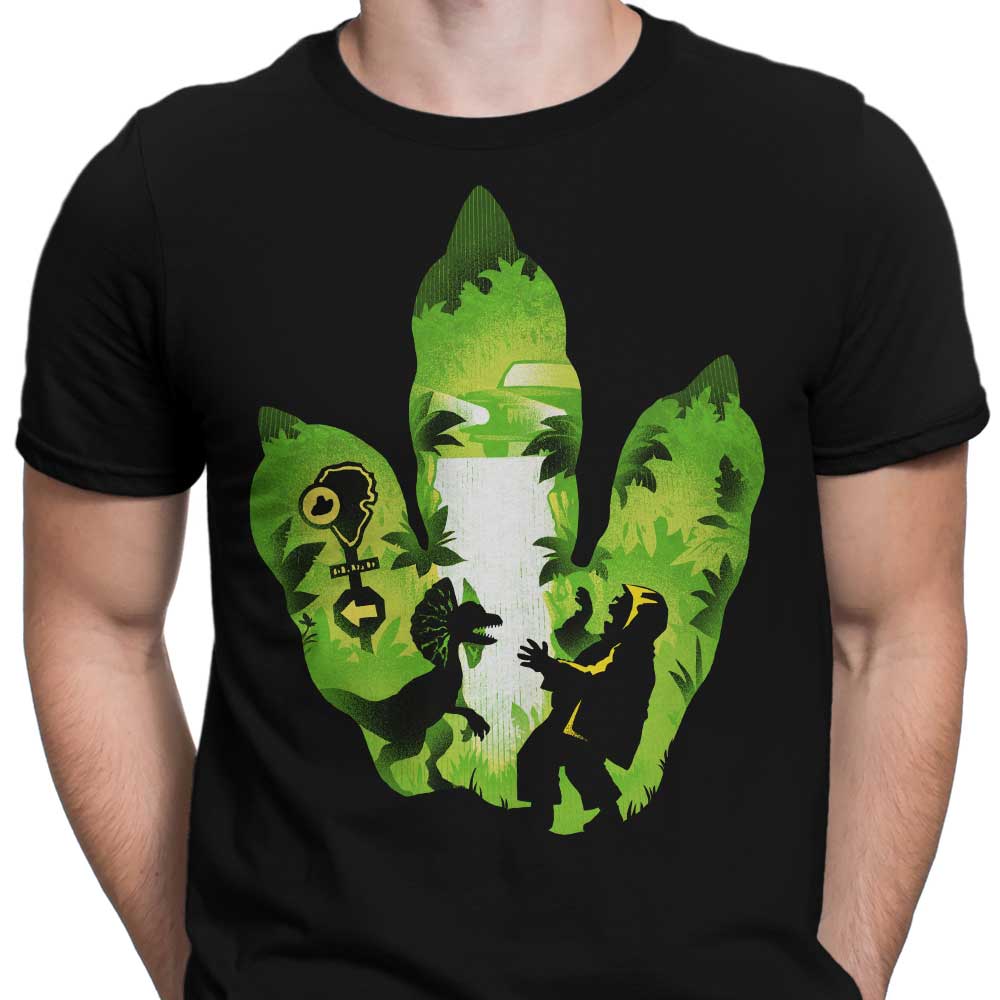 Men's Alemaglia Dilophosaurus Footprint Apparel