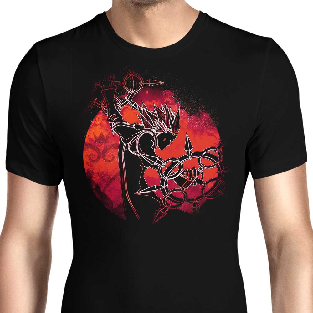 Stylish Men's Apparel - Orb with Dancing Flames Design