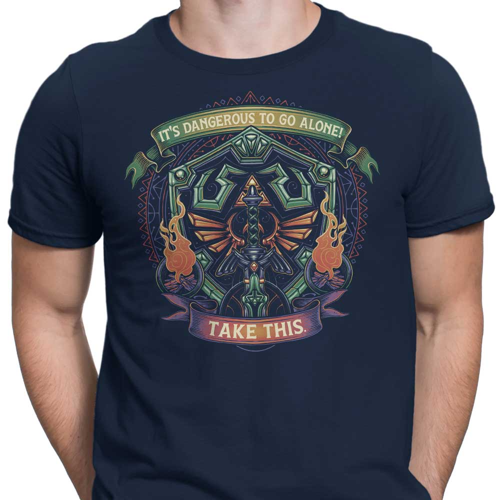 Stylish Men's Shield and Sword Apparel Collection