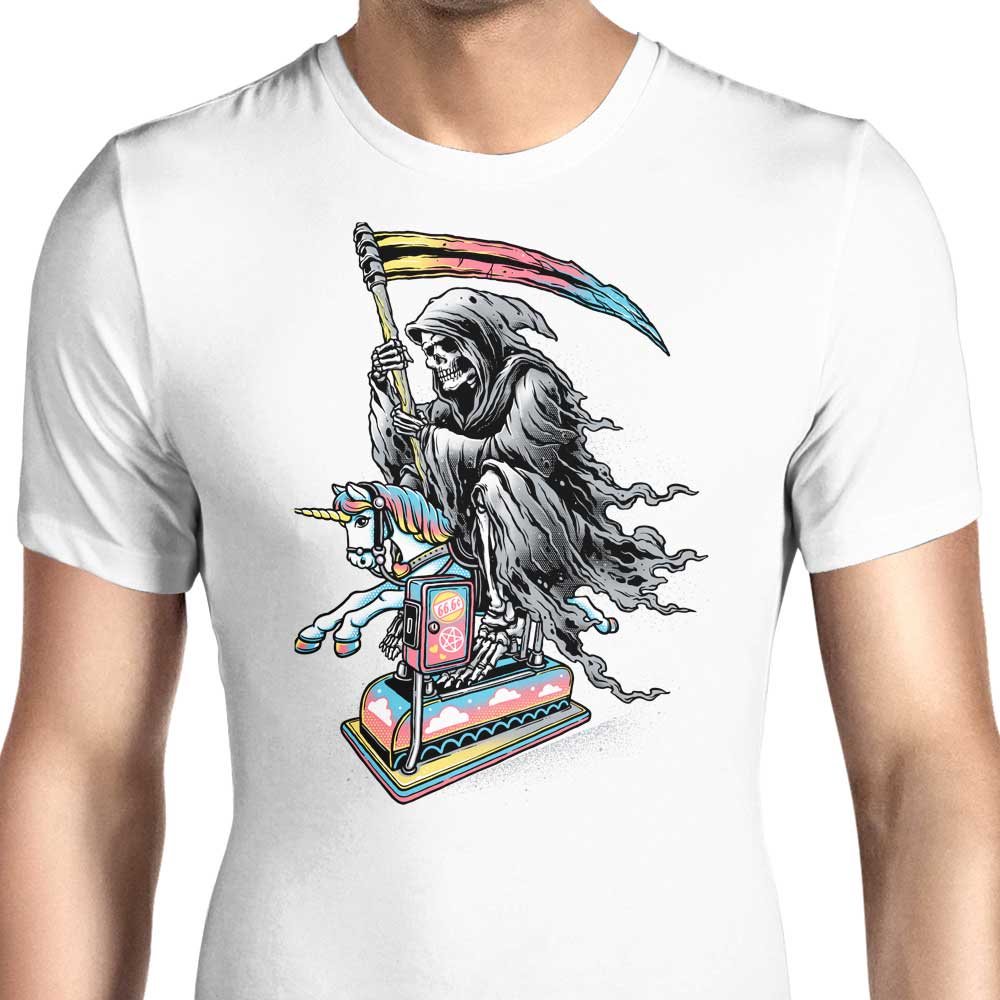 Men's Stylish 'Death Enjoying Life' Apparel from Glitchygorilla
