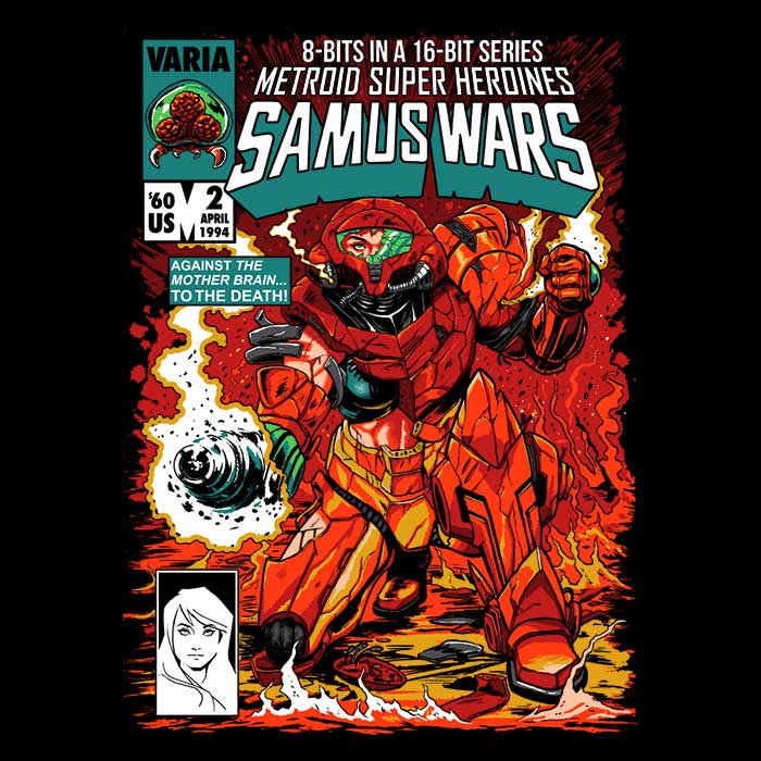 Samus Wars - Stylish Men's Cotton Apparel Collection