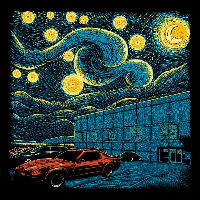 Ddjvigo's Starry Scranton - Men's Comfortable Cotton T-Shirts