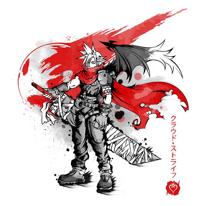 Soulkr's Ex-Soldier Kingdom Sumi-e Men's Stylish Cotton Apparel