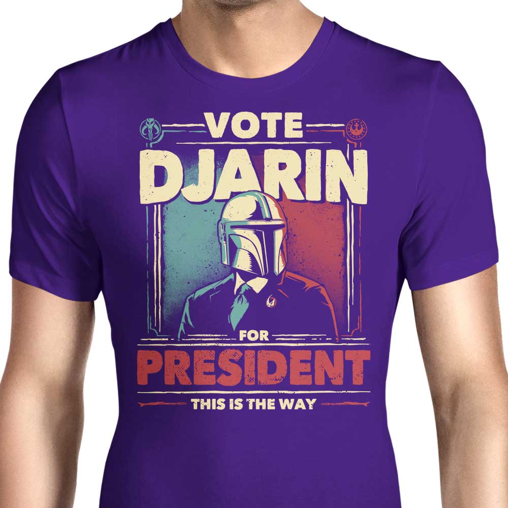 Teesgeex Men's 'Djarin for President' Apparel - Various Sizes